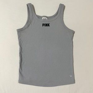 VS PINK embroidered tank top XS